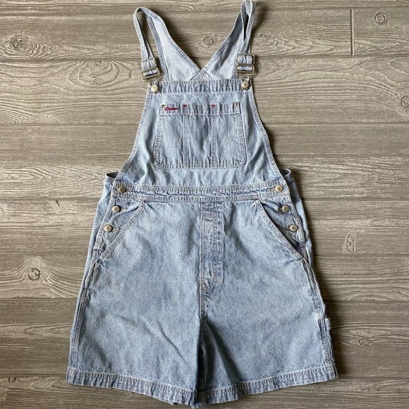 GAP Pants - Gap overall Jean Shorts Womens Size large